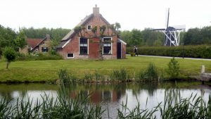 Molen bij museum De Sûkerei te Damwâld