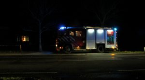 Schuurtje naast boerderij bij Bornwird verwoest