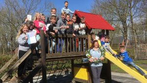Juf Hilda geeft 123ste duurzaamheidsles