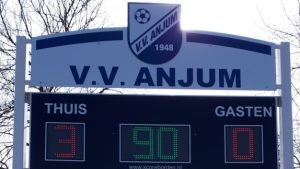 VV Anjum wint eenvoudig van Minnertsga