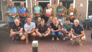 Gezamenlijke kaatspartij in Paesens-Moddergat