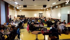 Honderd belangstellenden voor de bingo in Kollumerzwaag