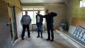 Wethouder Jouke Douwe de Vries op bezoek in Triemen