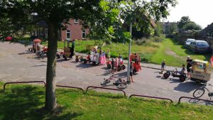 Versierde skelters in Lioessens