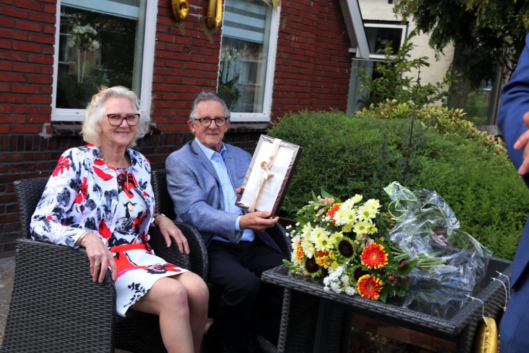 Echtpaar Bosma 60 jaar getrouwd Kollumerzwaag