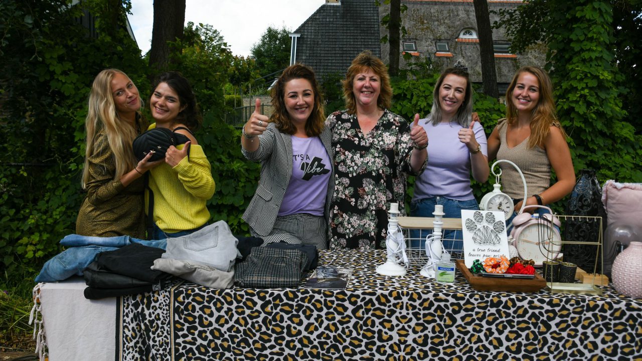 Gezellige opritverkoop in Triemen