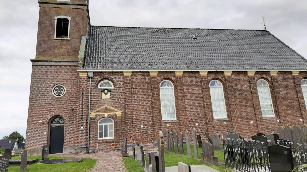Restauratie historische zonnewijzer aan de Hervormde Kerk