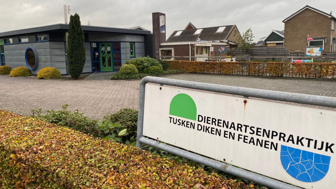 Dierenartsenpraktijk Tusken Diken en Feanen alleen in Drogeham geopend