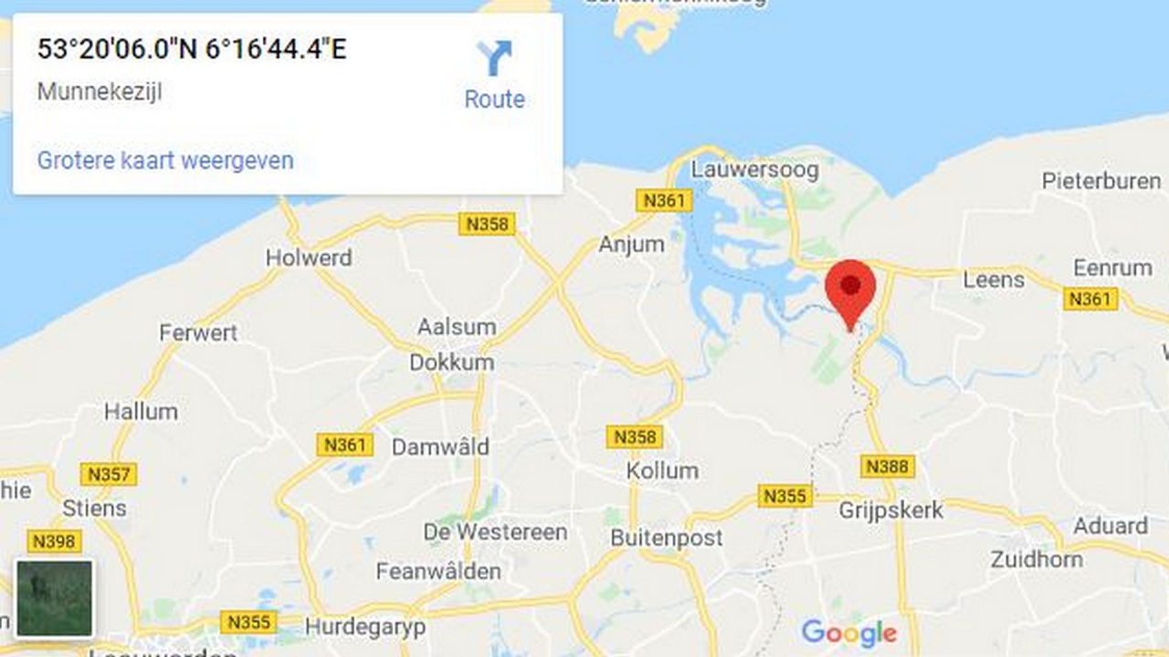 Gaswinning oorzaak aardbeving Munnekezijl