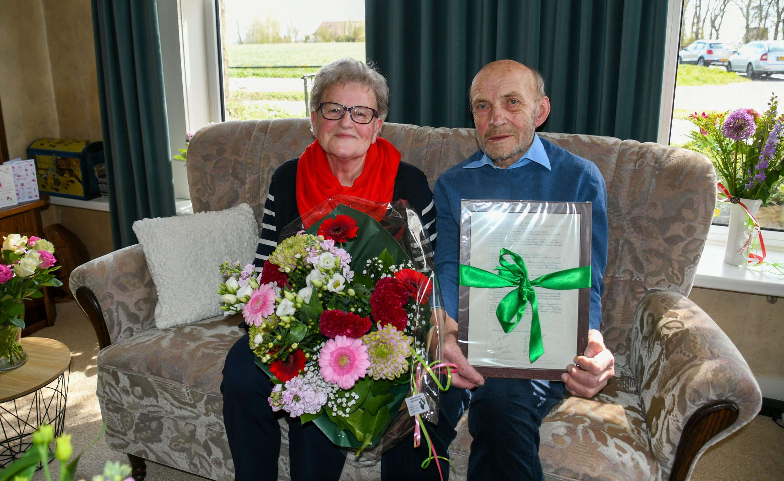 Lammert en Dirkje van der Wielen-Heeringa 60 jaar getrouwd - RTV NOF Nieuws