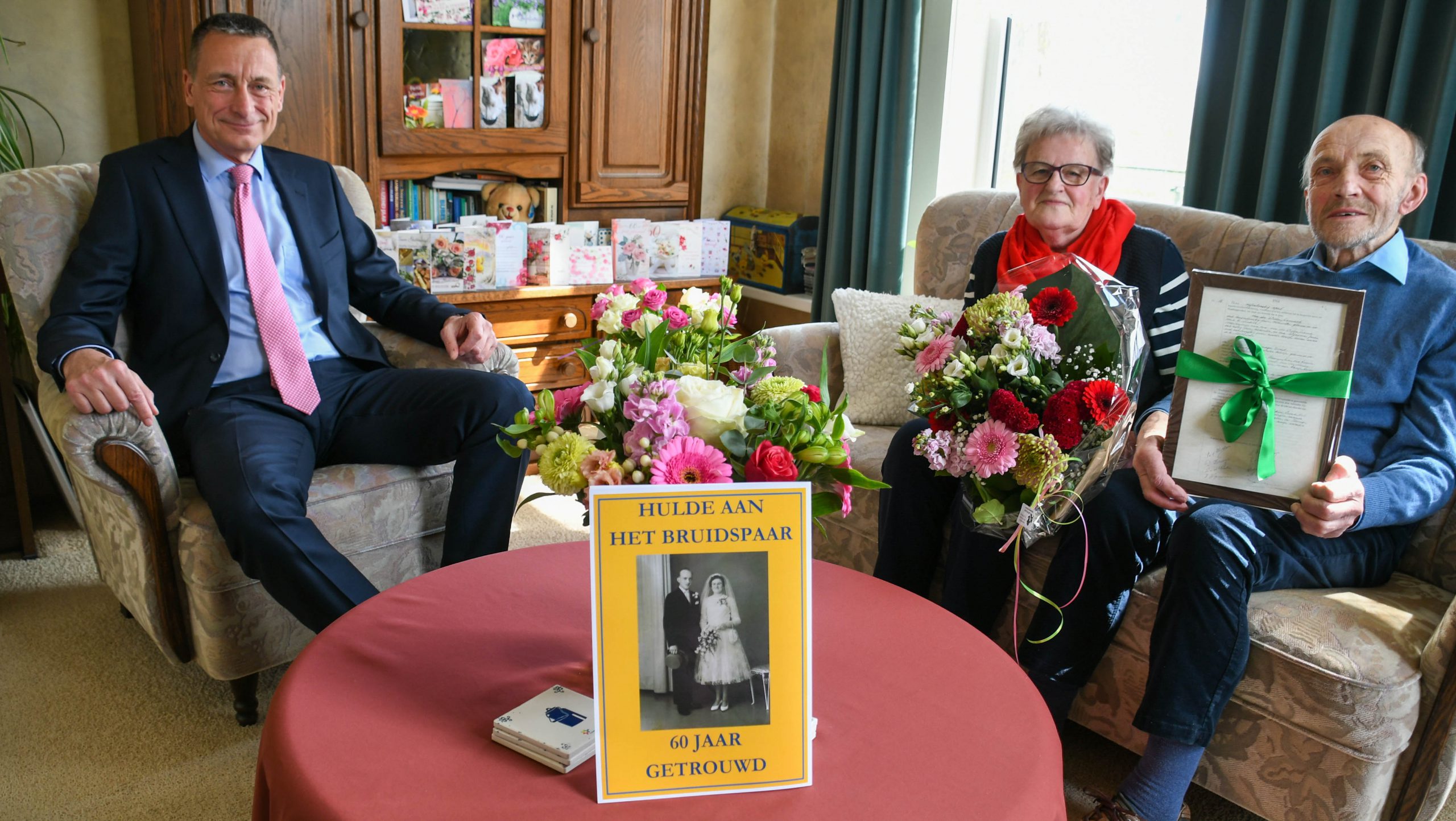 Lammert en Dirkje van der Wielen-Heeringa 60 jaar getrouwd - RTV NOF Nieuws