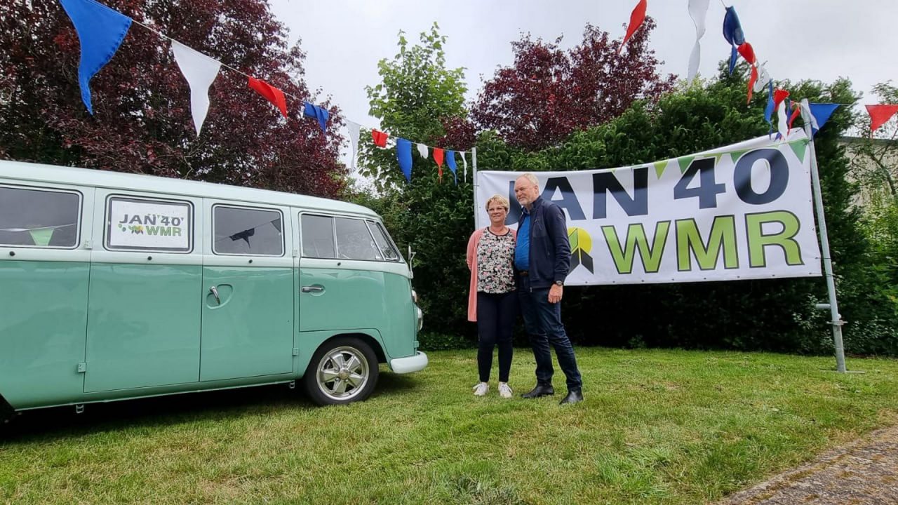 Jan Postma uit De Falom 40 jaar bij WMR