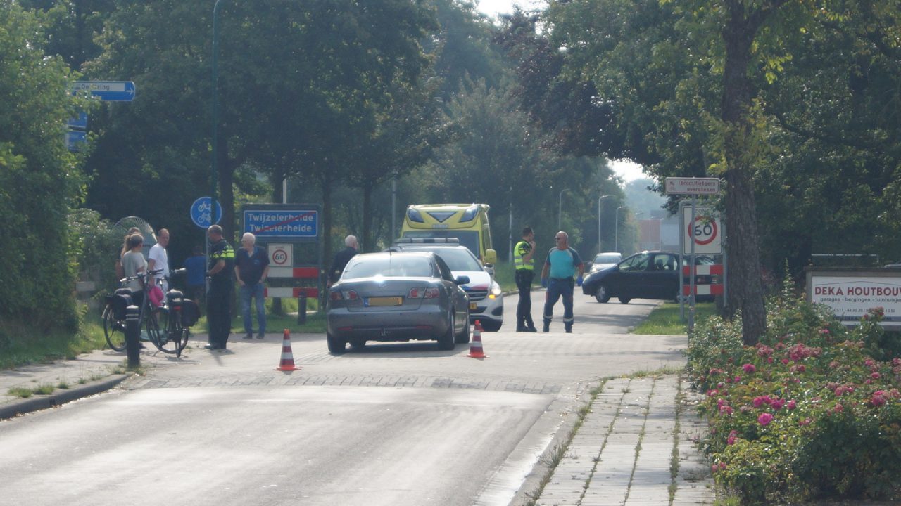 Ongeval op de Bjirkewei in Twijzelerheide