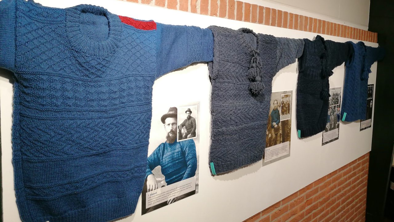 Expositie ‘Visserstruien door de jaren heen, de visserstrui, van werkgoed tot mode’