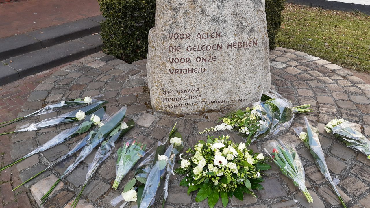 4 mei herdenking in Hurdegaryp