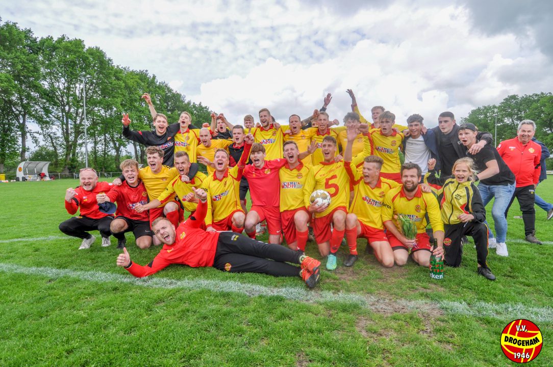 VV Drogeham ongeslagen Kampioen