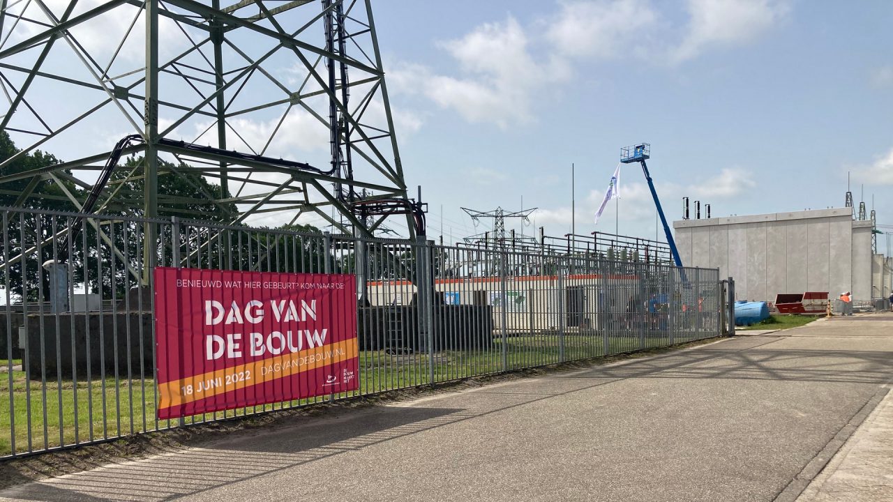 VIDEO: Dag van de Bouw bij Hoogspanningsstation Louwsmeer