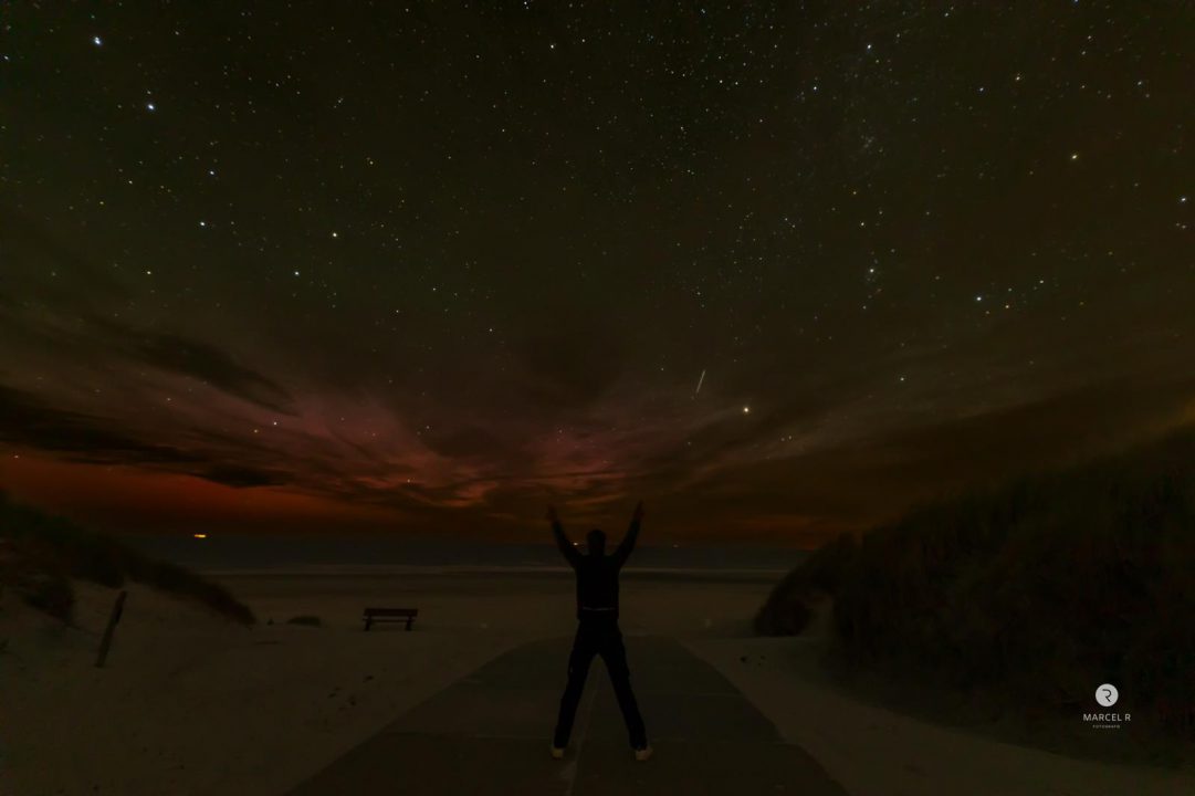 Wederom was het Noorderlicht te zien vanaf Ameland - RTV NOF