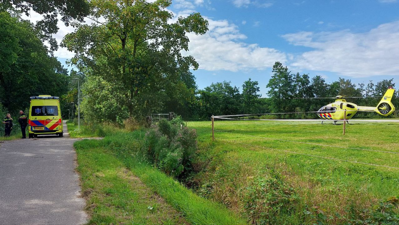 Wielrenner zwaargewond bij ongeval in Veenklooster