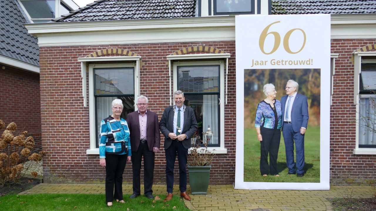 Echtpaar Raap – Posthumus 60 jaar getrouwd