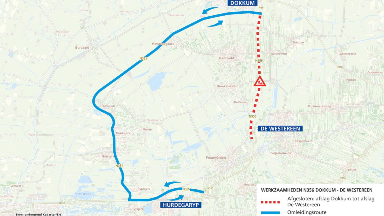 Sintrale As gedeeltelijk afgesloten