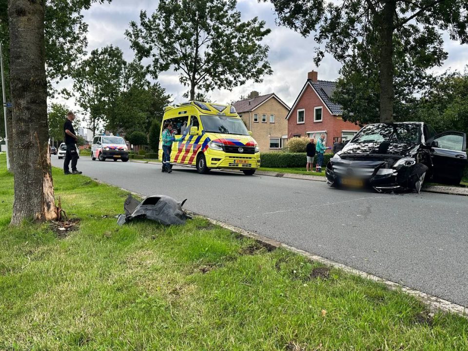 Ongeval in Gerkesklooster na onoplettendheid