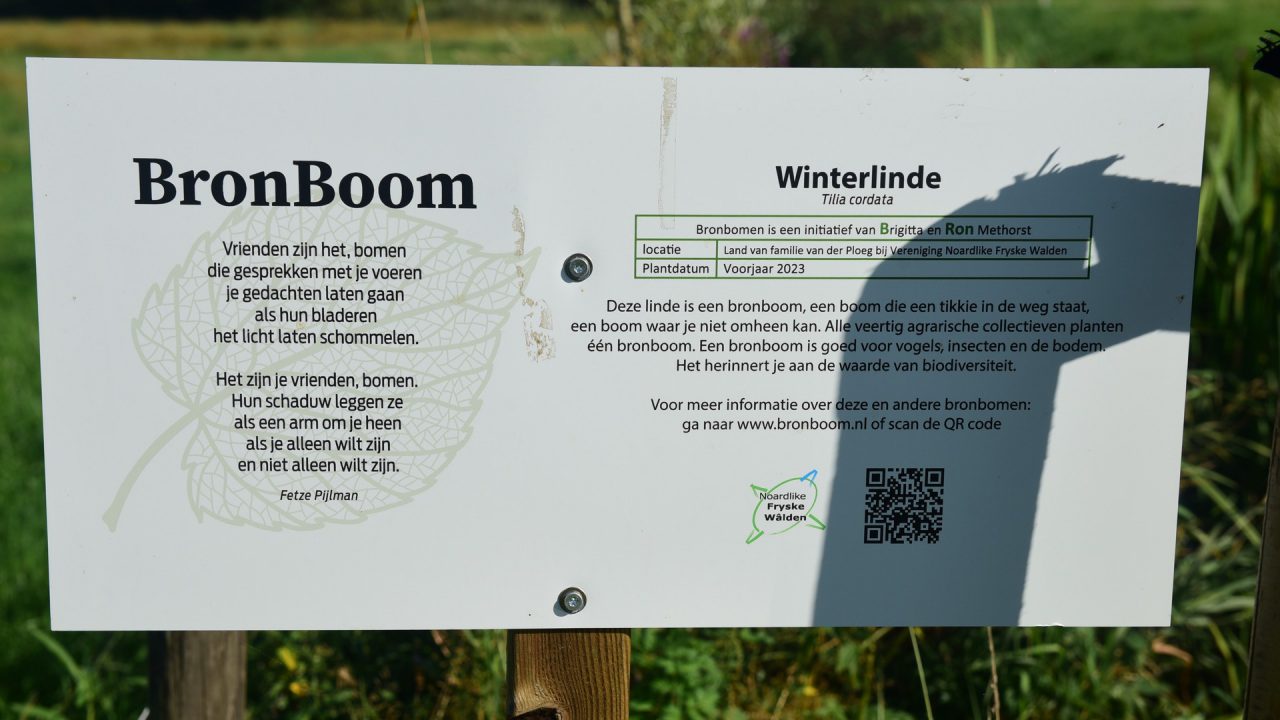 TE ZIEN IN… Aflevering 260: BronBoom, gedicht van Pijlman, natuurbordjes bij Ottemaweg