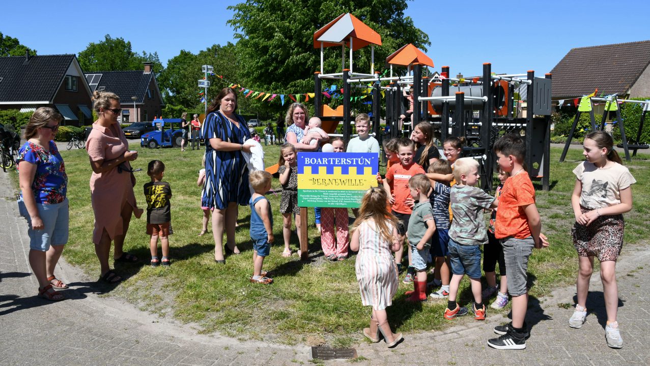 Opening speeltuin in De Trieme