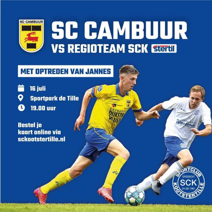 Regioteam SC Kootstertille – SC Cambuur 16 juli