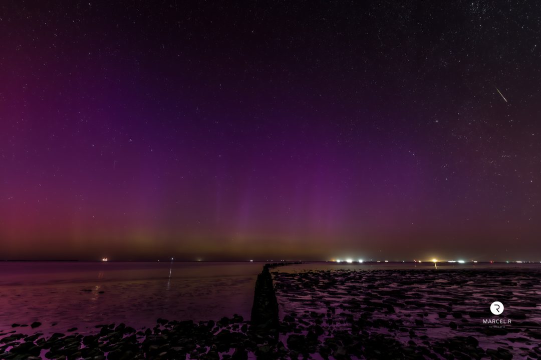 VIDEO: Unieke nacht in Noordoost-Fryslân: Perseïden én Noorderlicht