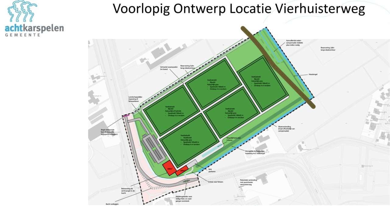 Gemeente Achtkarspelen haalt plan verplaatsing voetbalvelden Surhuisterveen van agenda