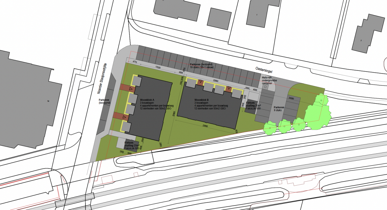 Bouwplannen voor appartementencomplexen in De Westereen krijgen vorm