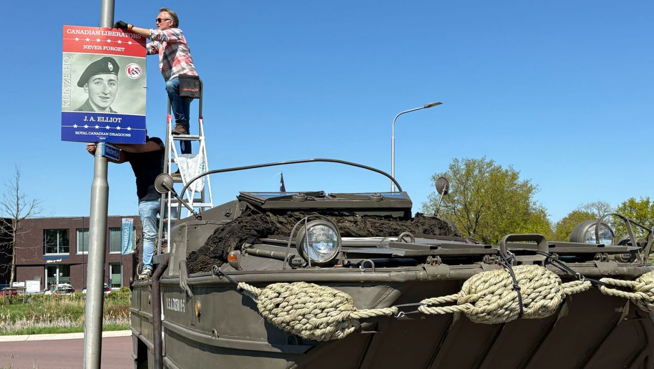 VIDEO: Canadese veteranen krijgen gezicht langs bevrijdingsroute Trynwâlden