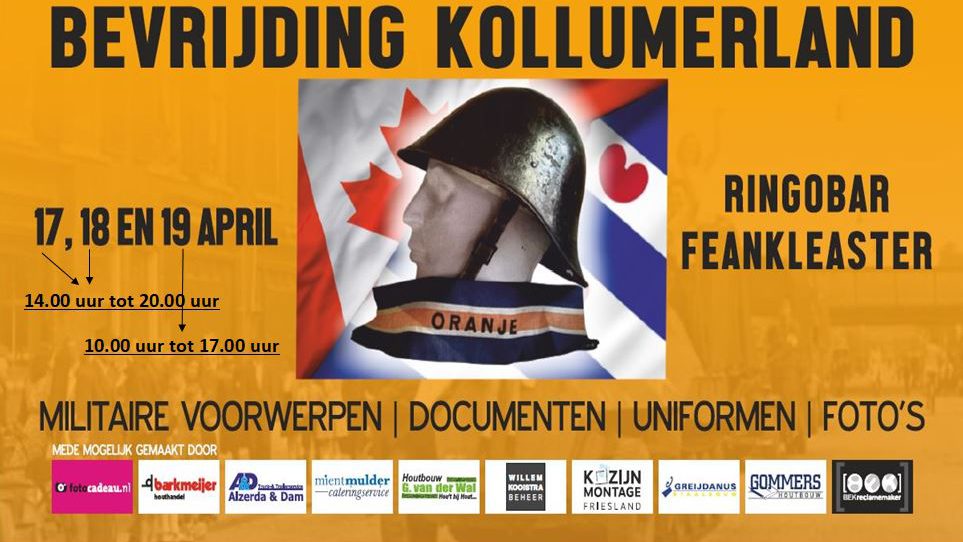 Expositie over de bevrijding van Kollumerland in voormalige Ringo Bar