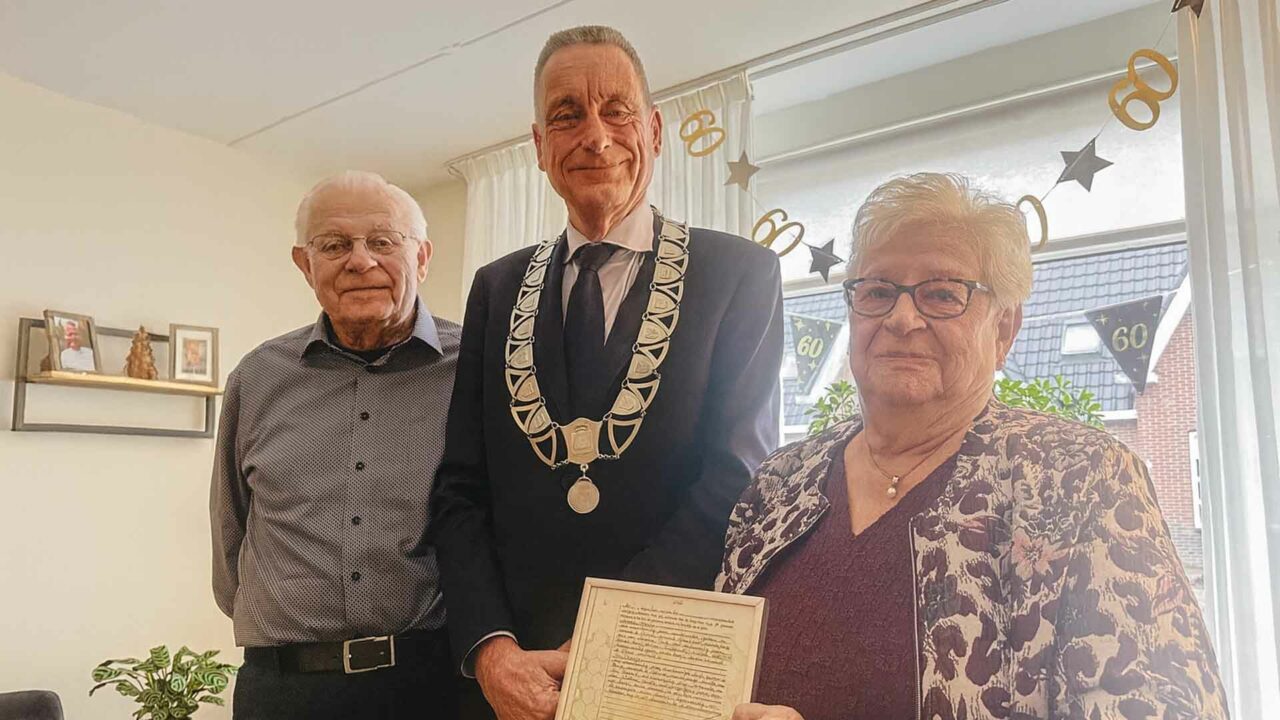 Echtpaar Sienema 60 jaar getrouwd