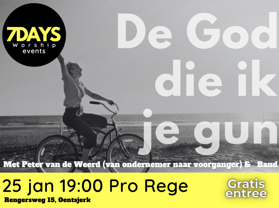 Inspirerende start van het jaar bij 7days Worship Events: ‘De God die ik je gun’