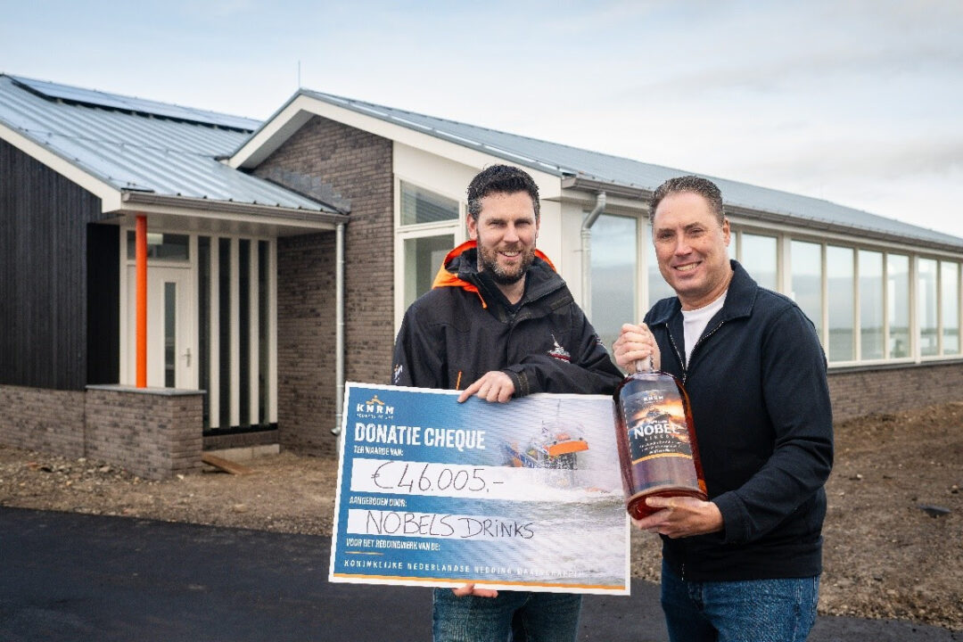 Nobel Ameland haalt €46.005,- op voor nieuw KNRM-reddingstation