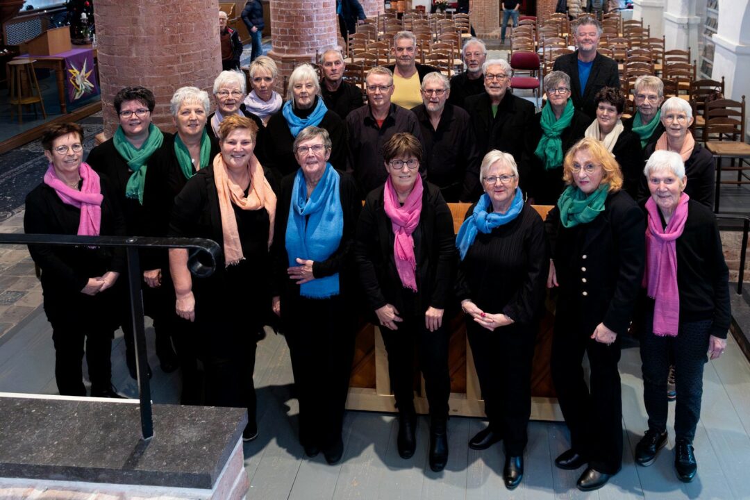 Vesperdienst met het koor ‘De Sionsjongers’ in Gerkesklooster-Stroobos