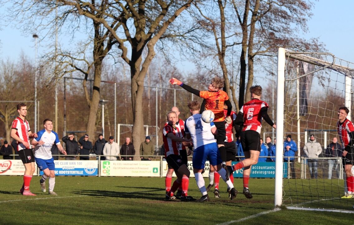 Friese Boys geeft voorsprong uit handen tegen Kootstertille