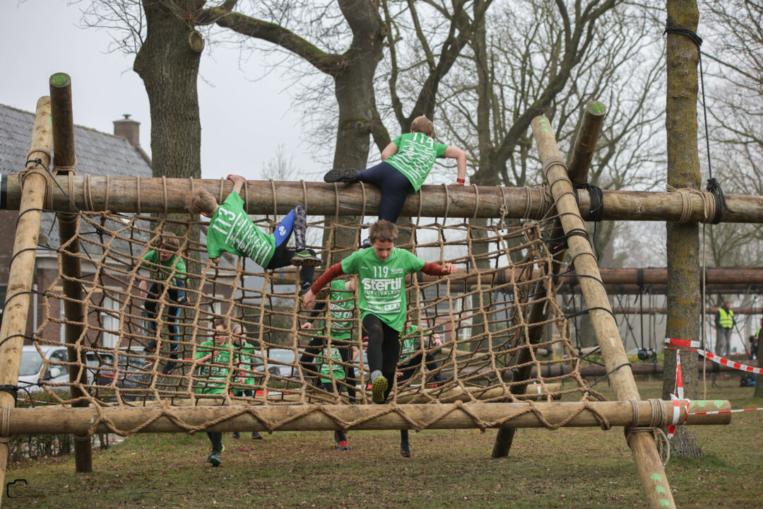 Zonovergoten Stertil survivalrun, met koninklijk tintje