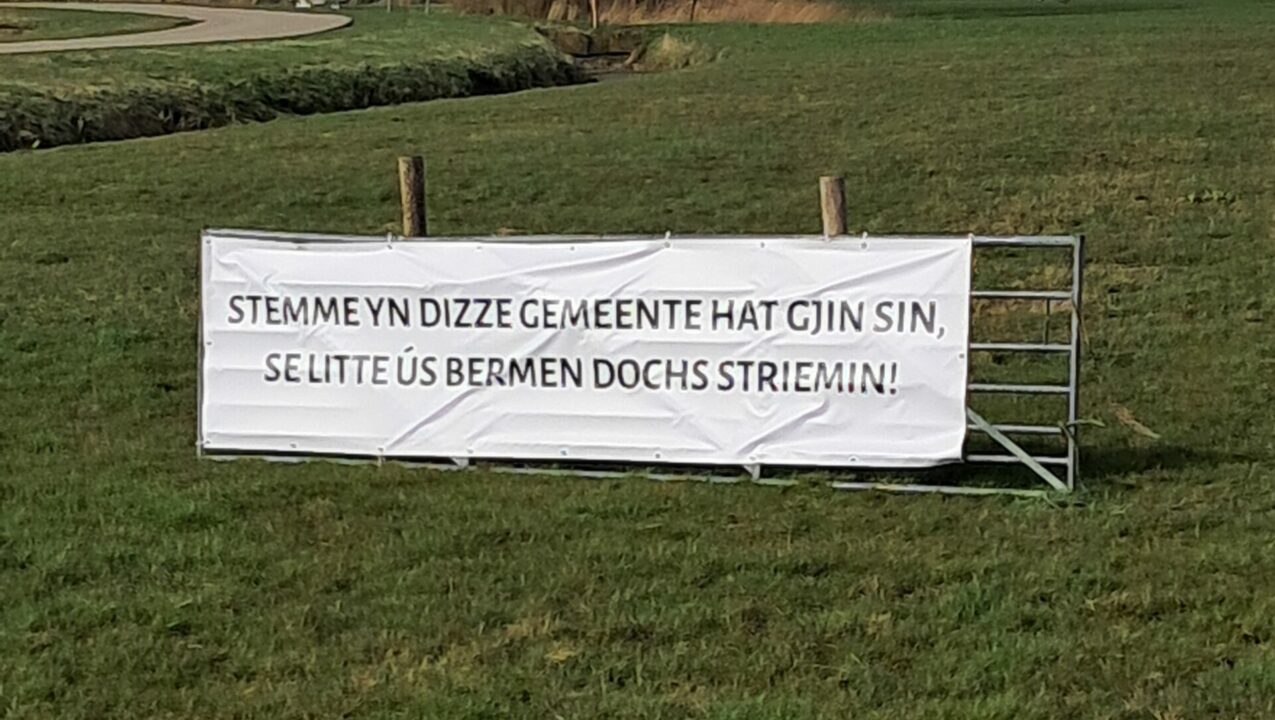 INGEZONDEN: Protest vanwege slechte bermen bij Jannum