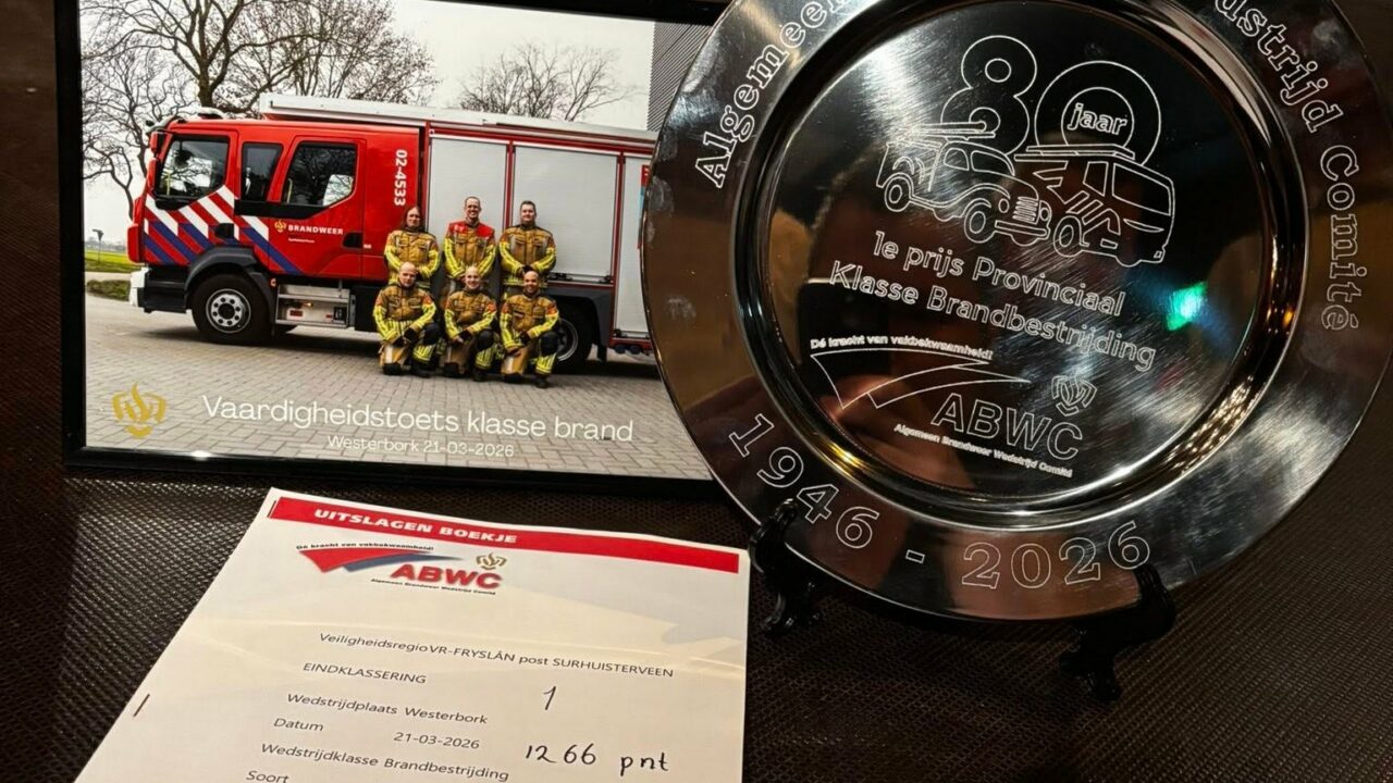 Brandweer Surhuisterveen wint vaardigheidstoets in Westerbork