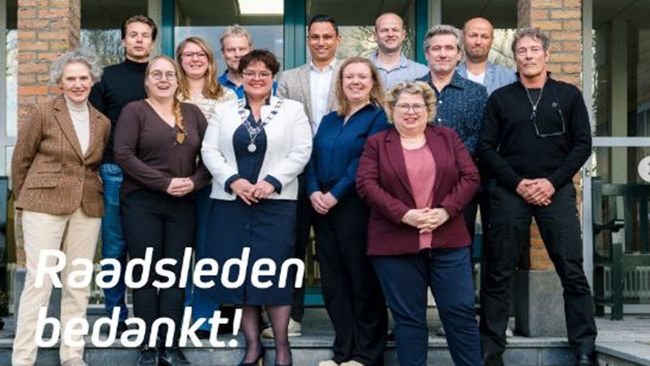 Afscheid raadsleden gemeente Ameland