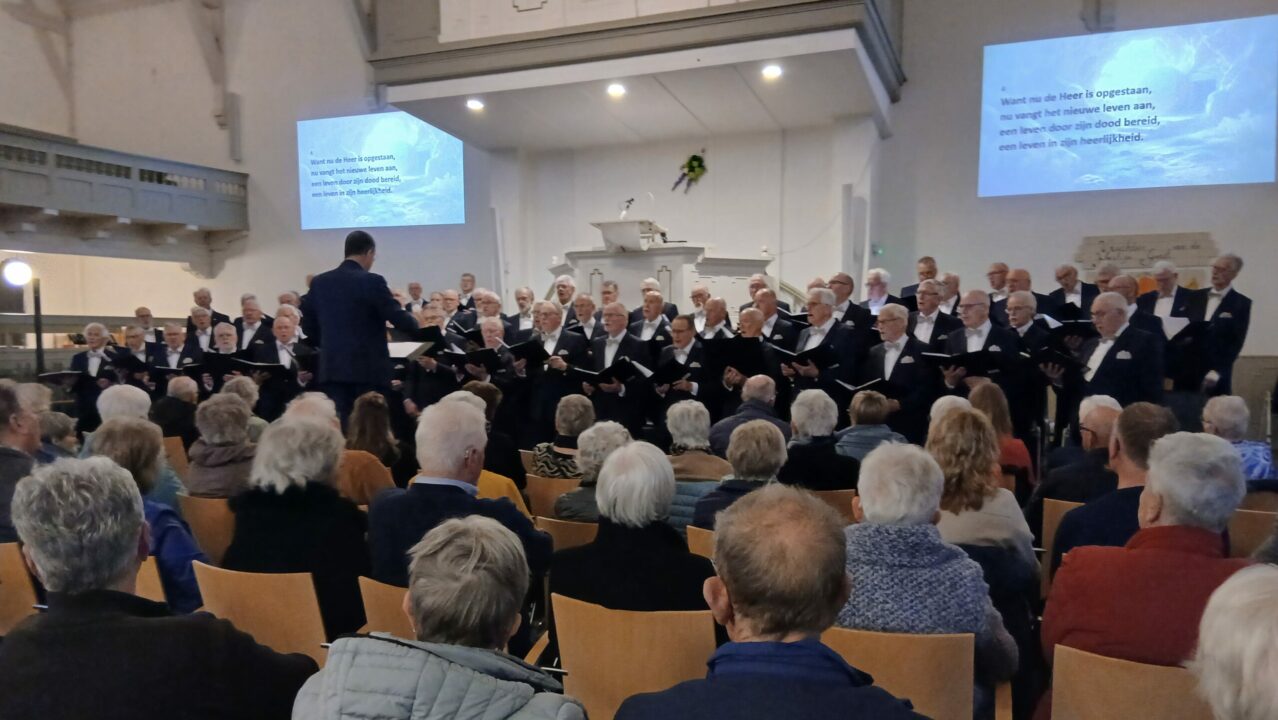 Paasconcert Chr. Mannenkoor Pro Rege in Ferwert