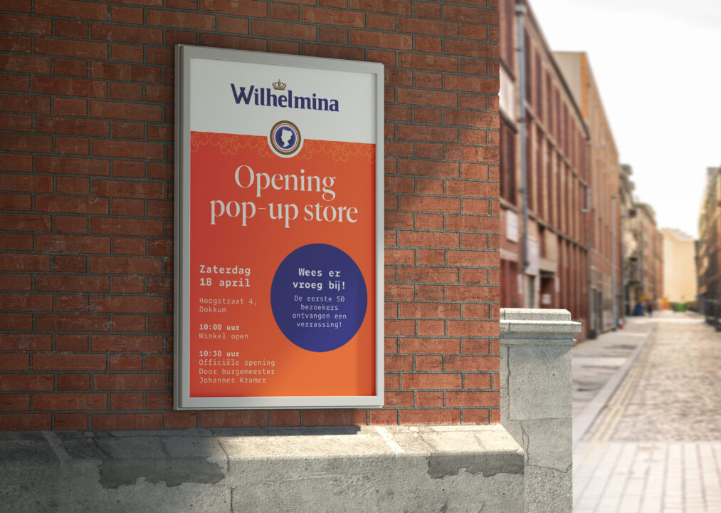 Wilhelmina Pepermunt opent pop-upstore in Dokkum voor Keningsdei