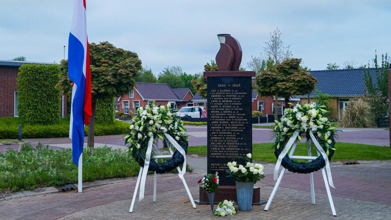 Doden herdacht tijdens stille tocht in De Westereen