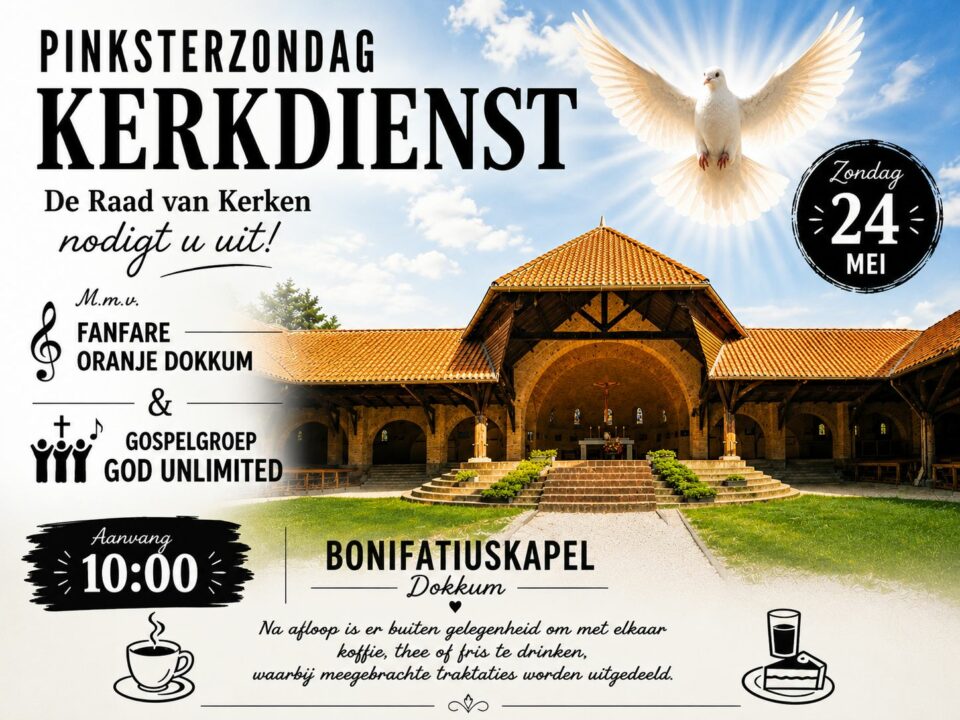 24 mei Pinksterviering in Dokkum