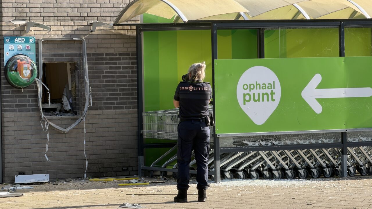 Explosie bij geldautomaat in Burgum