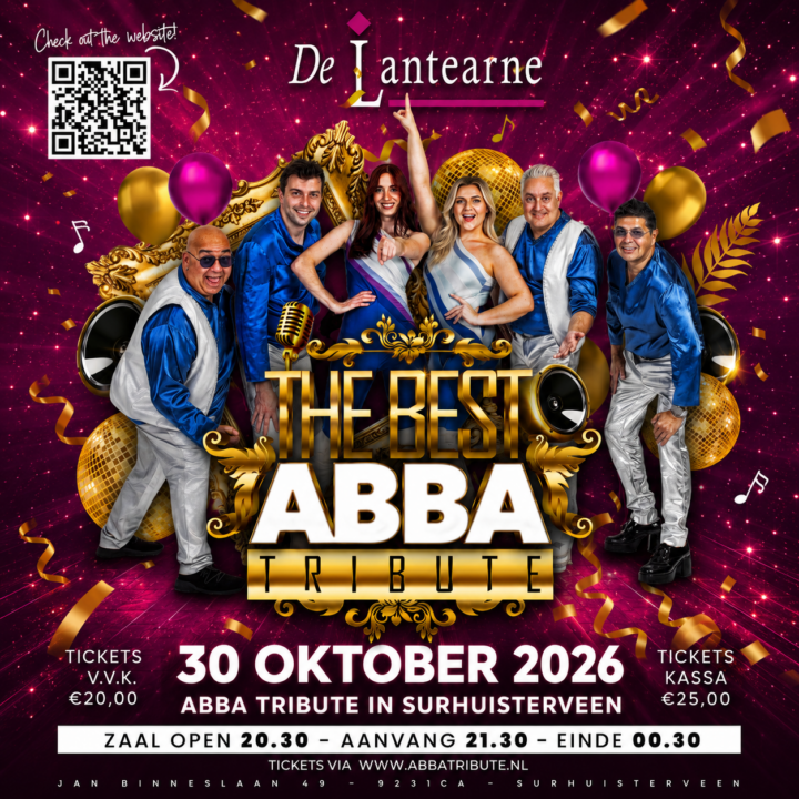 ABBA Tribute keert terug naar Surhuisterveen na uitverkochte editie