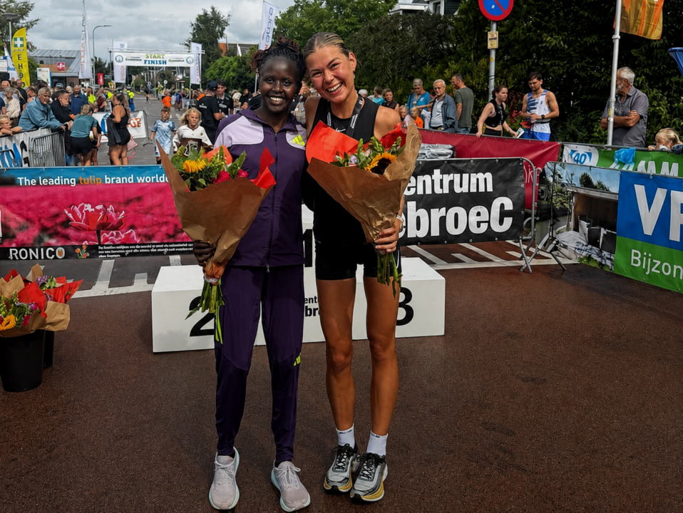 Silke van der Meijden uit Ternaard tweede bij de Hemmer Omloop